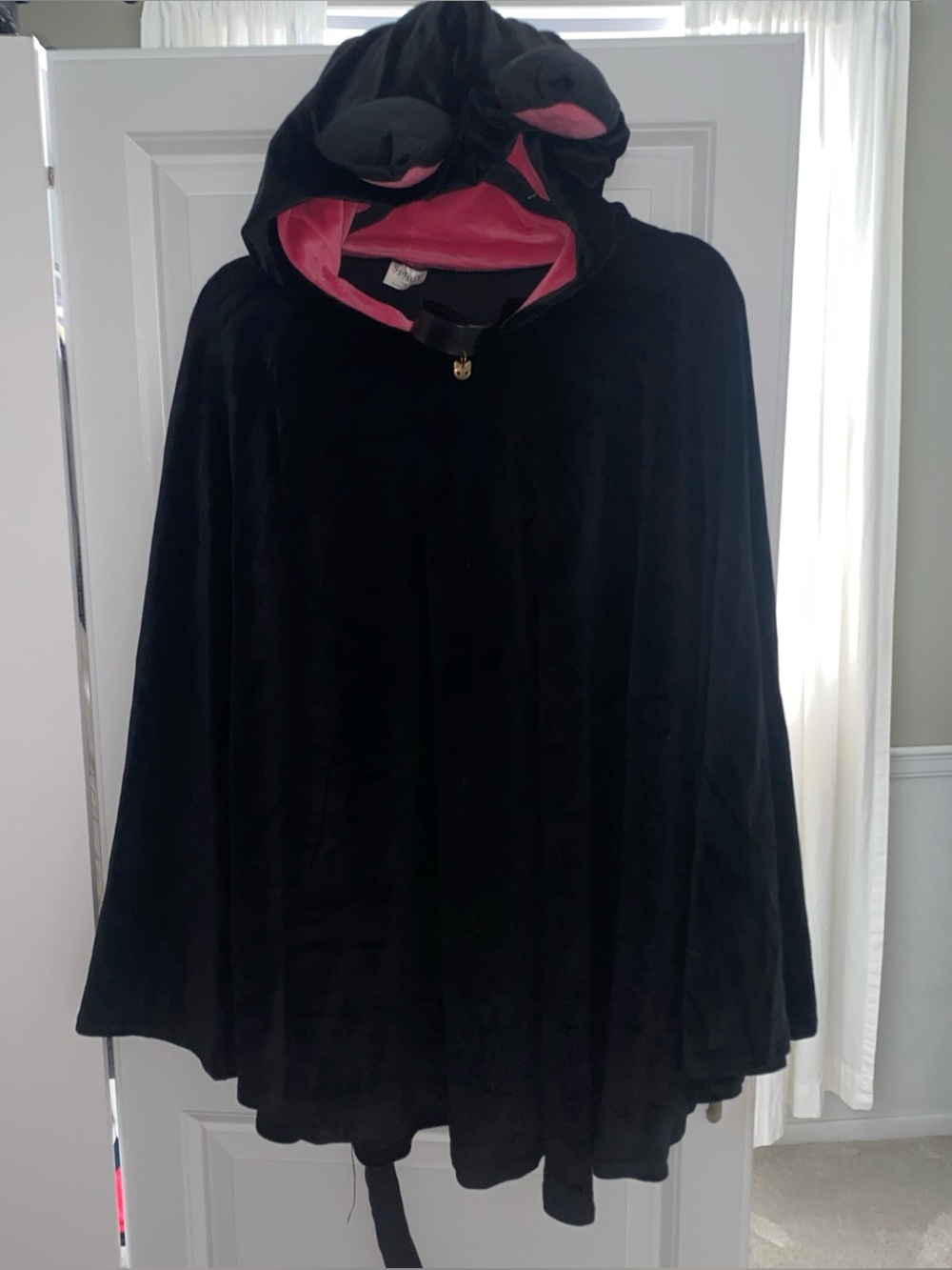 Spirit Halloween Black Cat Poncho Costume Plus Size 1X